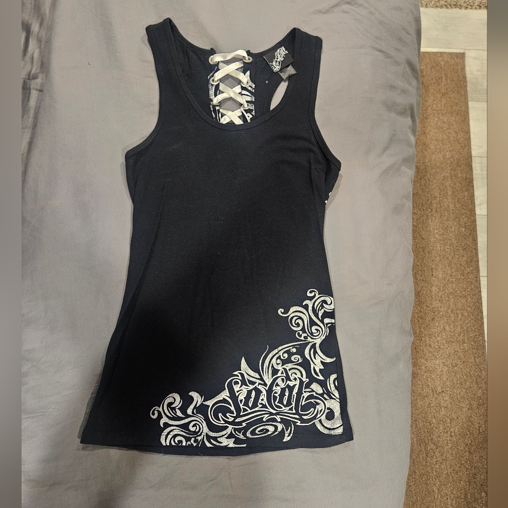 SO Cal Lace Up Tank top
